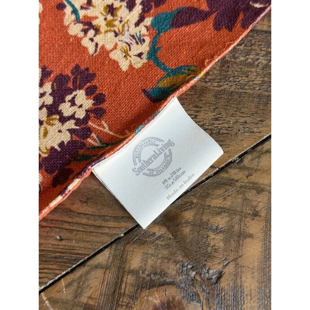Southern Living x Dillards Floral Garden Placemats Set Of 4 Cotton 14